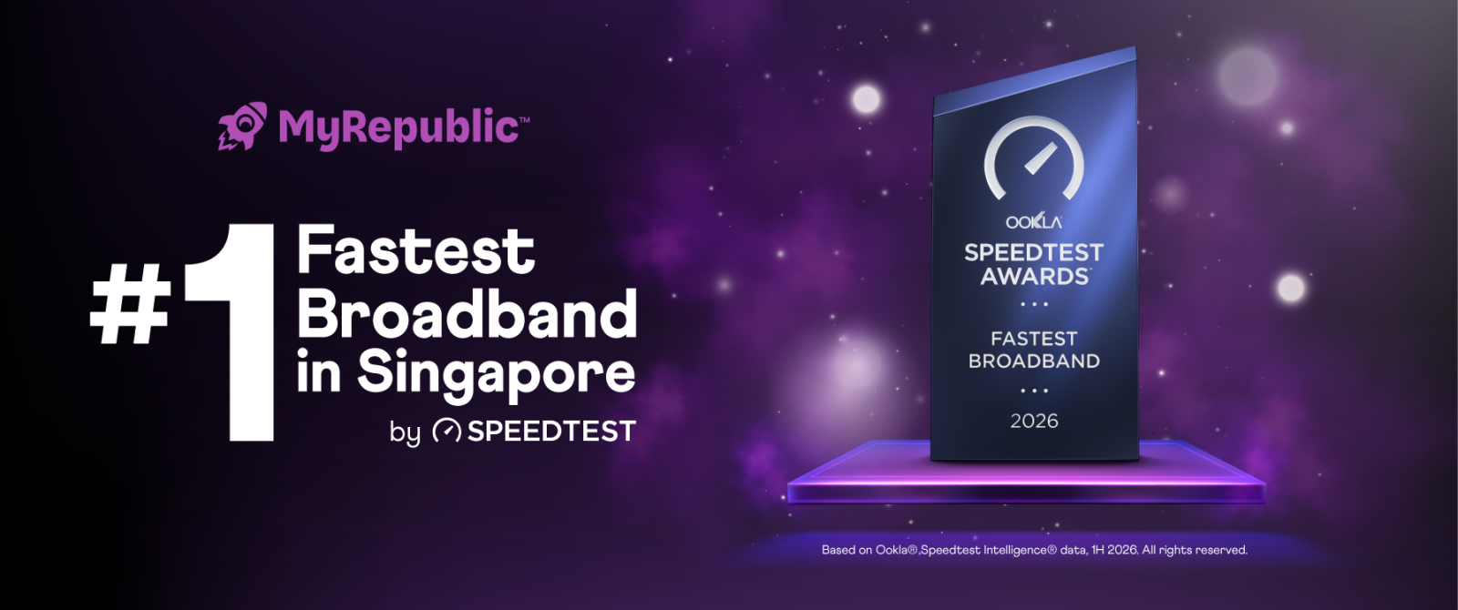 MyRepublic secures Ookla award for fastest broadband speed