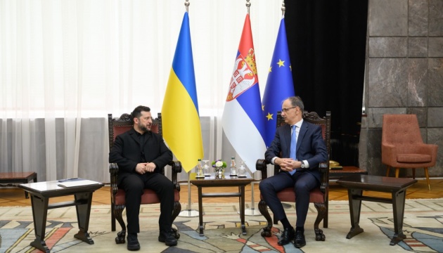 Zelensky discusses implementation of economic projects with Serbian PM