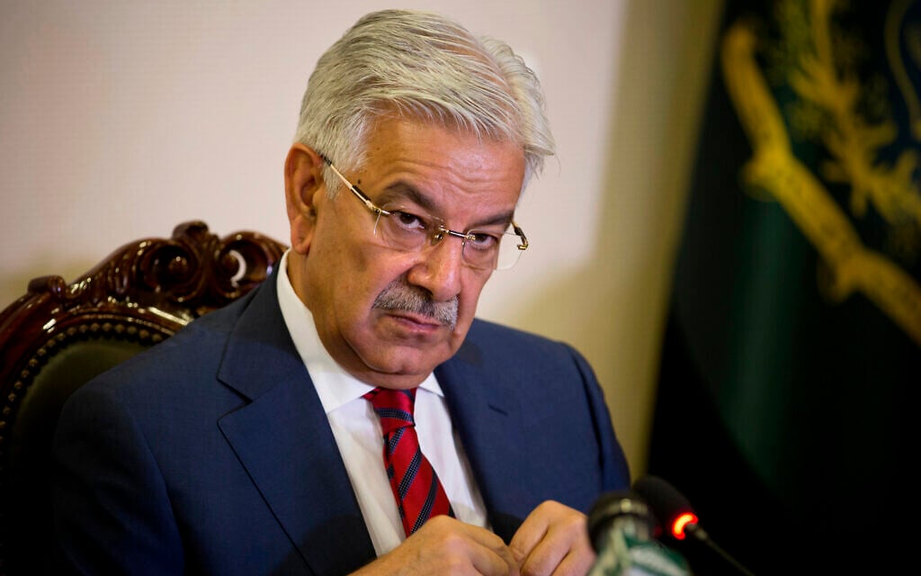 Pakistan’s defense minister threatens ‘illegitimate’ Israel after inking pact with Saudis, Turkey