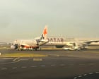 Australia news live: near miss for Jetstar and Qatar Airways planes taxiing at Sydney airport