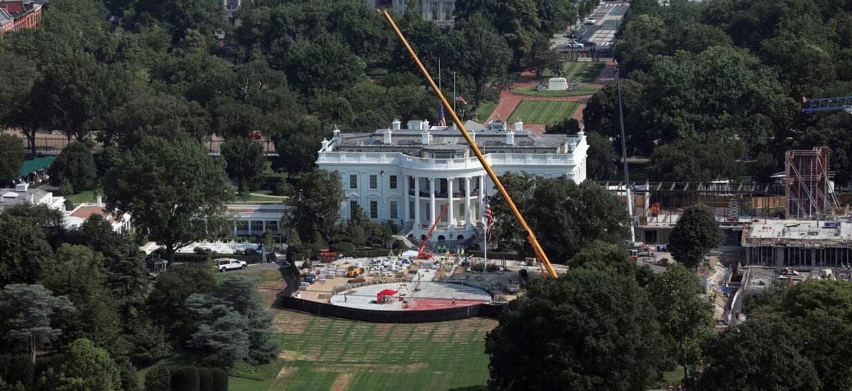 Another test of presidential power as court halts Trump's White House ballroom