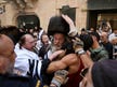 Haredi protesters return for weekly rally against Jerusalem cafe open on Shabbat