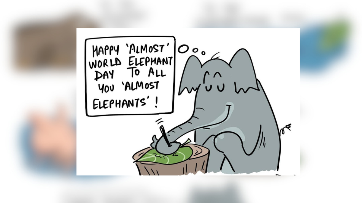 World Elephant Day: August 12 | Green Humour by Rohan Chakravarty