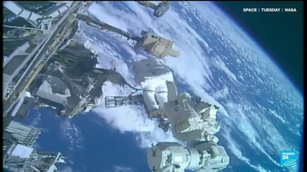 French astronaut performs second spacewalk in just a week