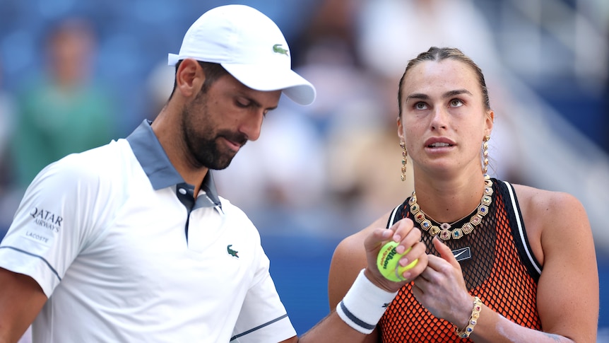 Djokovic and Sabalenka stunned in US Open mixed doubles debut