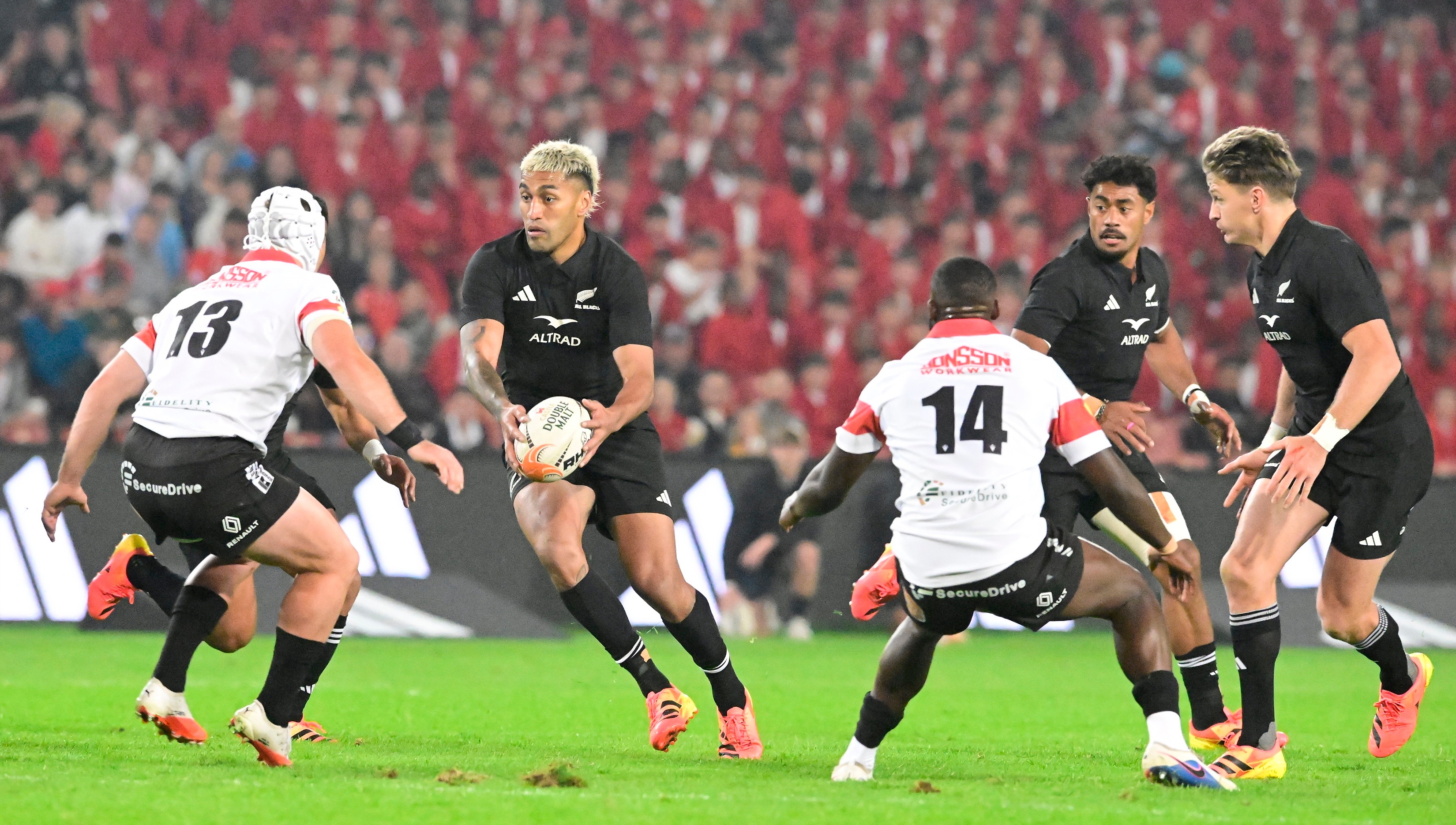 ELLIS PARK THRILLER: Seven-try All Blacks survive Lions scare to remain unbeaten on tour