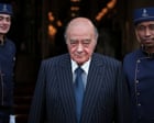 Three years after his death, the Met goes after Mohamed Al Fayed. As for his enablers – well, you can’t rush things, can you? | Marina Hyde