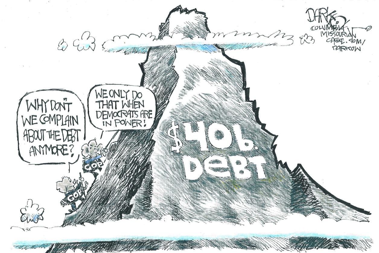 GOP ignores $40 billion debt mountain