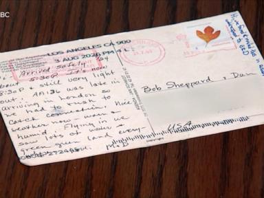 WATCH: Long Beach man receives late postcard from his parents 26 years later