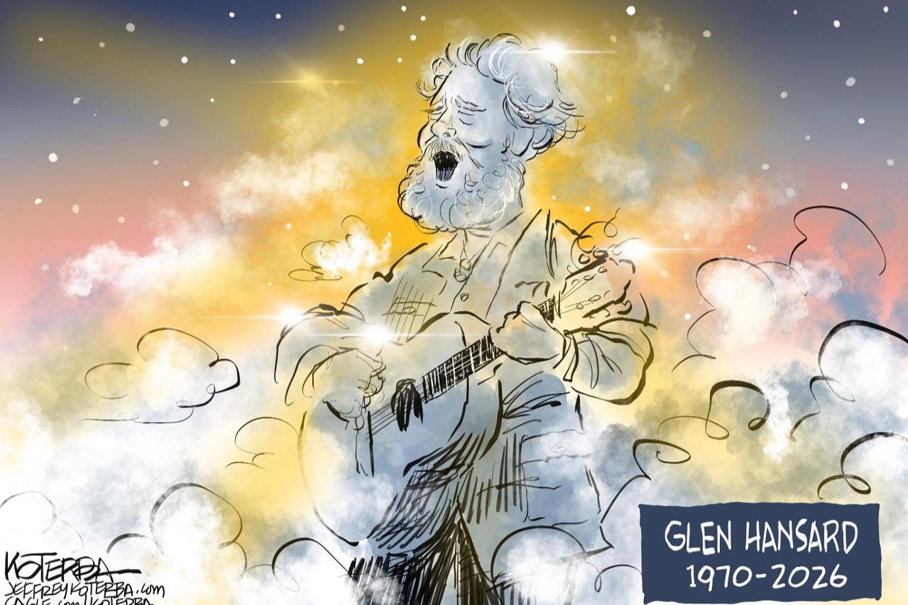 Glen Hansard guitar memorial tribute