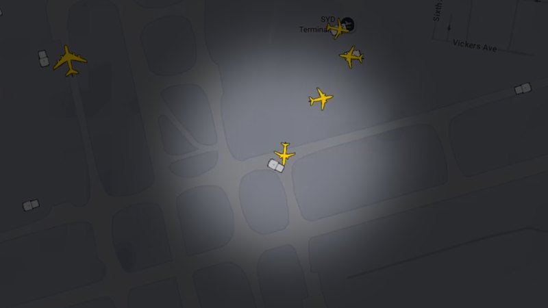 Near miss at Sydney Airport