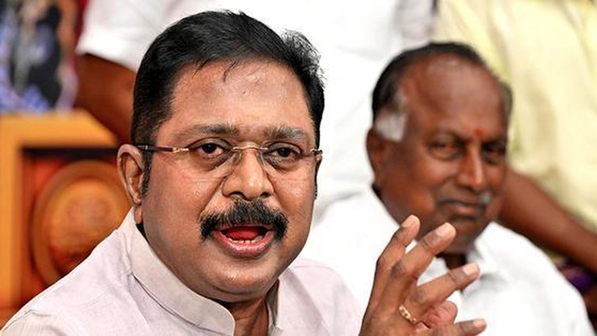 Should CM’s remarks on corruption at DPCs be treated like film dialogues that have no value, asks Dhinakaran
