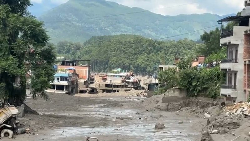 Hundreds missing after avalanche triggers deadly flash floods in Nepal
