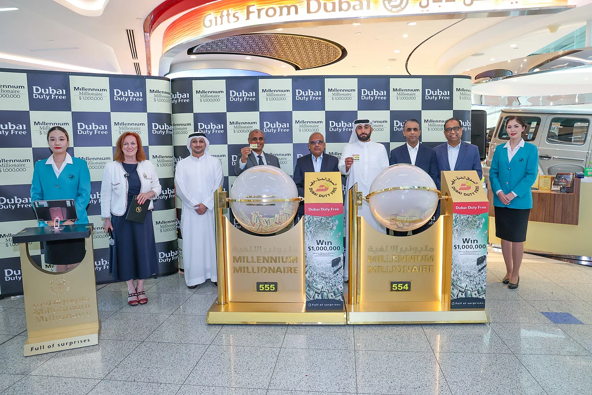 Dubai Duty Free draw: Two Indian expats win $1m each