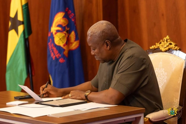 Mahama signs 10 Bills into law including Customs, VAT and Cocoa Board Bills