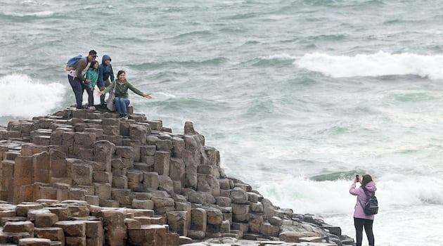 Drama on the Giant’s Causeway: ‘It’s a very unusual formation. I have never seen that before’