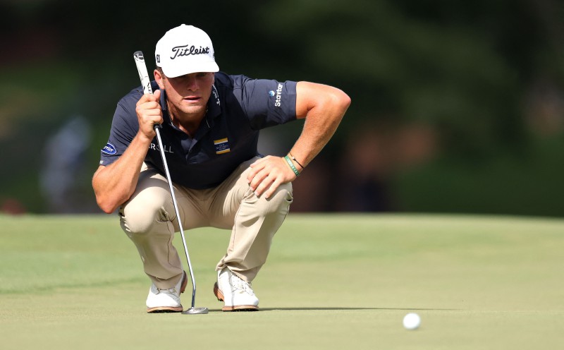 Michael Brennan surges into co-lead entering final round of Wyndham