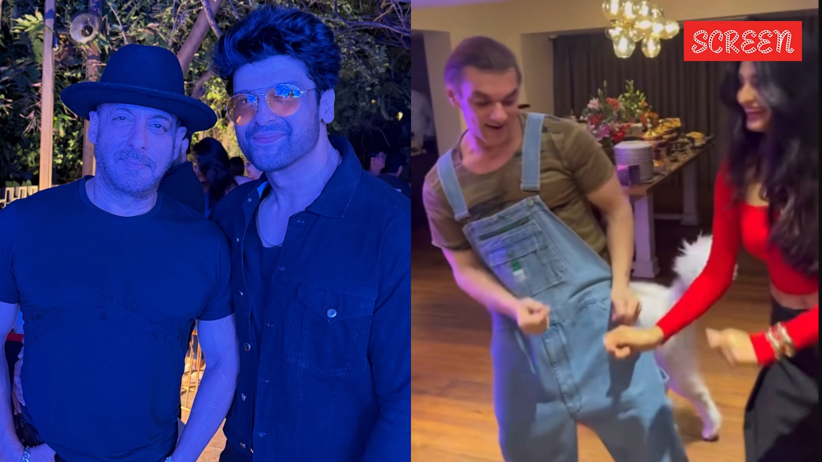 Salman Khan joins The Alliance party; Sohail Khan kisses Kushal Tandon, see photos