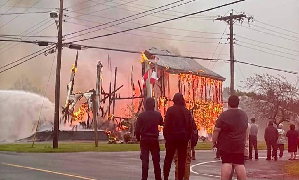 New Brunswick police charge man, 68, with arson after historic church burns
