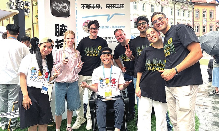 Self-taught spinal tumor patient builds mind-controlled wheelchair in two days