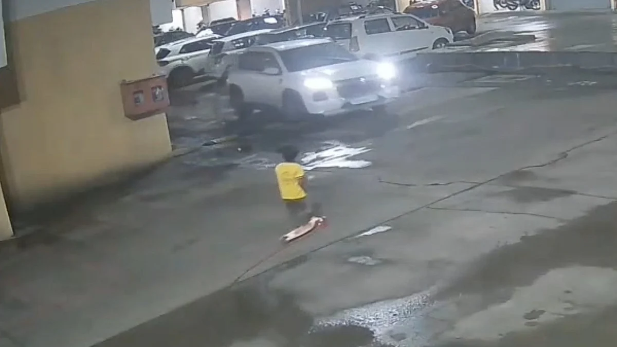 Pune VIDEO: Little Girl Crushed Under Car In Pimpri-Chinchwad, Shocking CCTV Footage Surfaces | WATCH