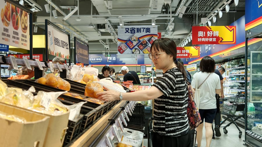 Economy: China's inflation rate has surprisingly halved