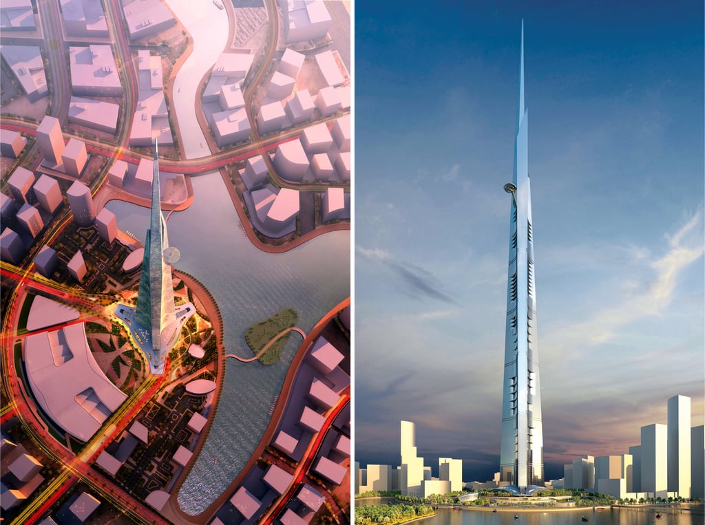 On the rise: Jeddah Tower soars past Burj Khalifa's midpoint