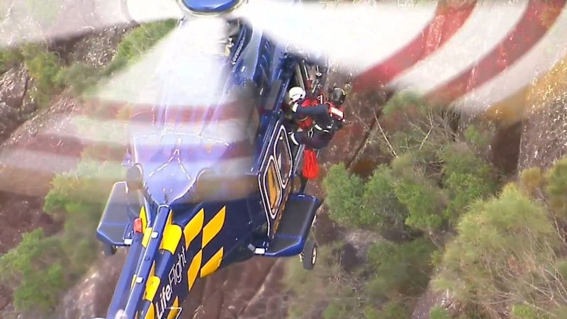 Hurt hiker rescued after 16 hours on Queensland mountain