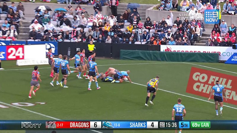 NRL Highlights: Dragons v Sharks - Round 23