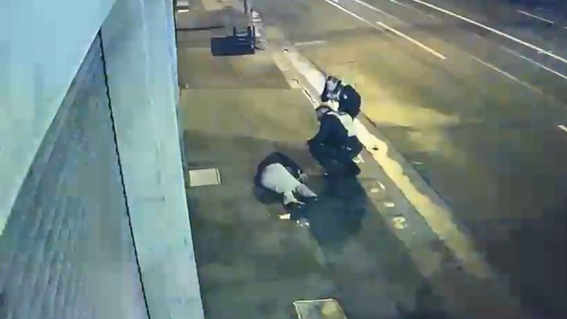 Woman arrested as man fights for life after alleged bashing