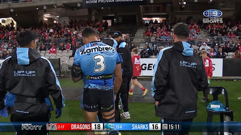 Injury blow hits Sharks star
