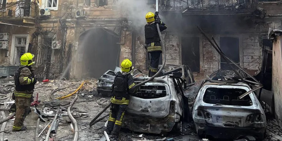 Russian missile strike on Odesa injures eight people
