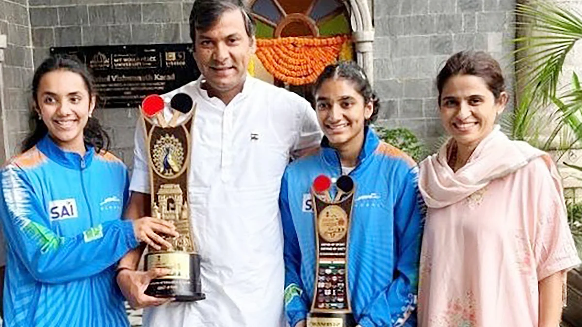 Pune: MIT-WPU Students Win Gold & Bronze At Commonwealth Table Tennis Championship