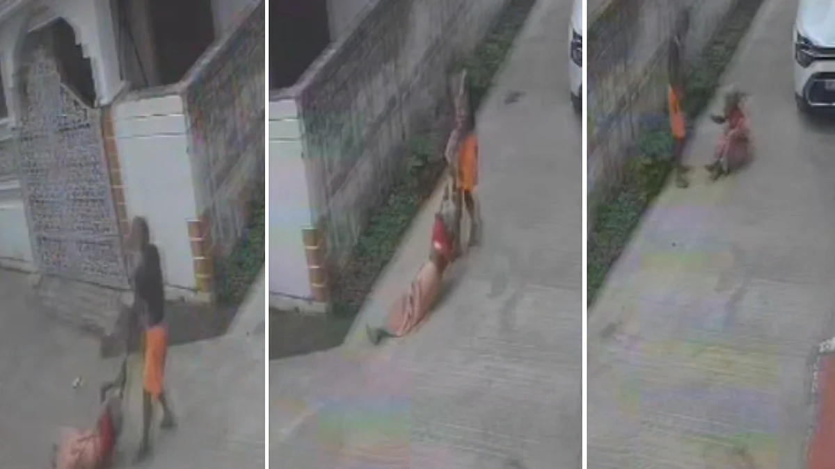 Caught On CCTV: Son Pulls 75-Year-Old Mother By Hair, Drags Her On Road In Jabalpur; Video Sparks Outrage