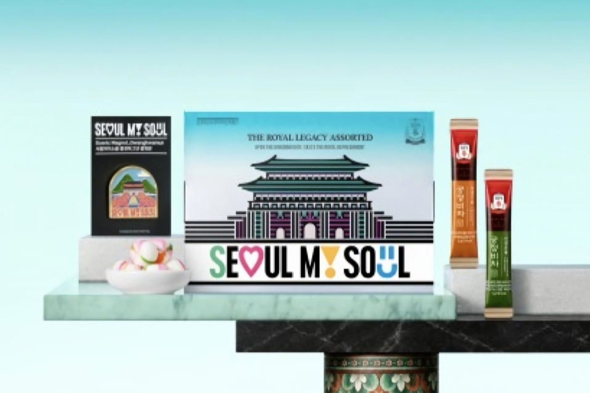 Seoul, CheongKwanJang debut royal tea, snack souvenir set