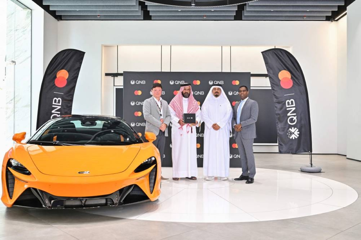 QNB Group awards McLaren Artura Spider grand prize in Mastercard debit card campaign