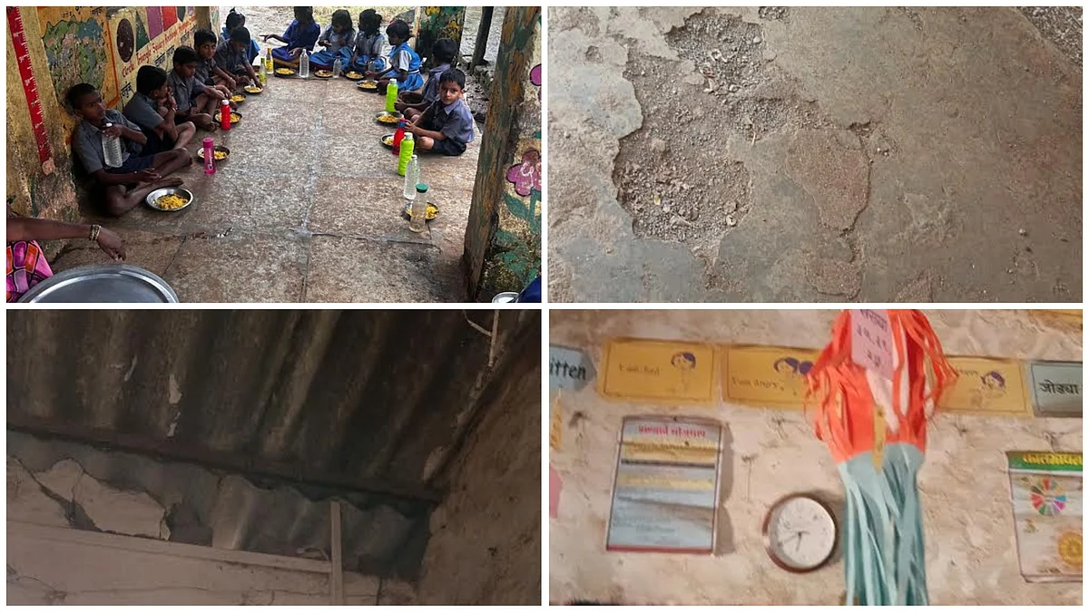 Nashik: Leaking Roofs, Water Shortage Plague Pardevi ZP School; Villagers Demand Urgent Action