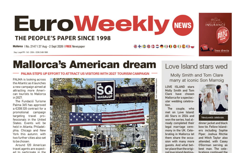 Mallorca newspaper 27 Aug - 2 Sep 2026