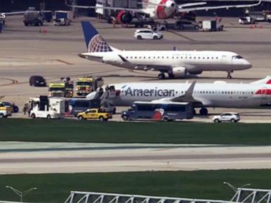 WATCH: Flight evacuated after 2 tires blew while taxiing for takeoff
