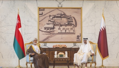 Amir, Sultan of Oman discuss bilateral relations