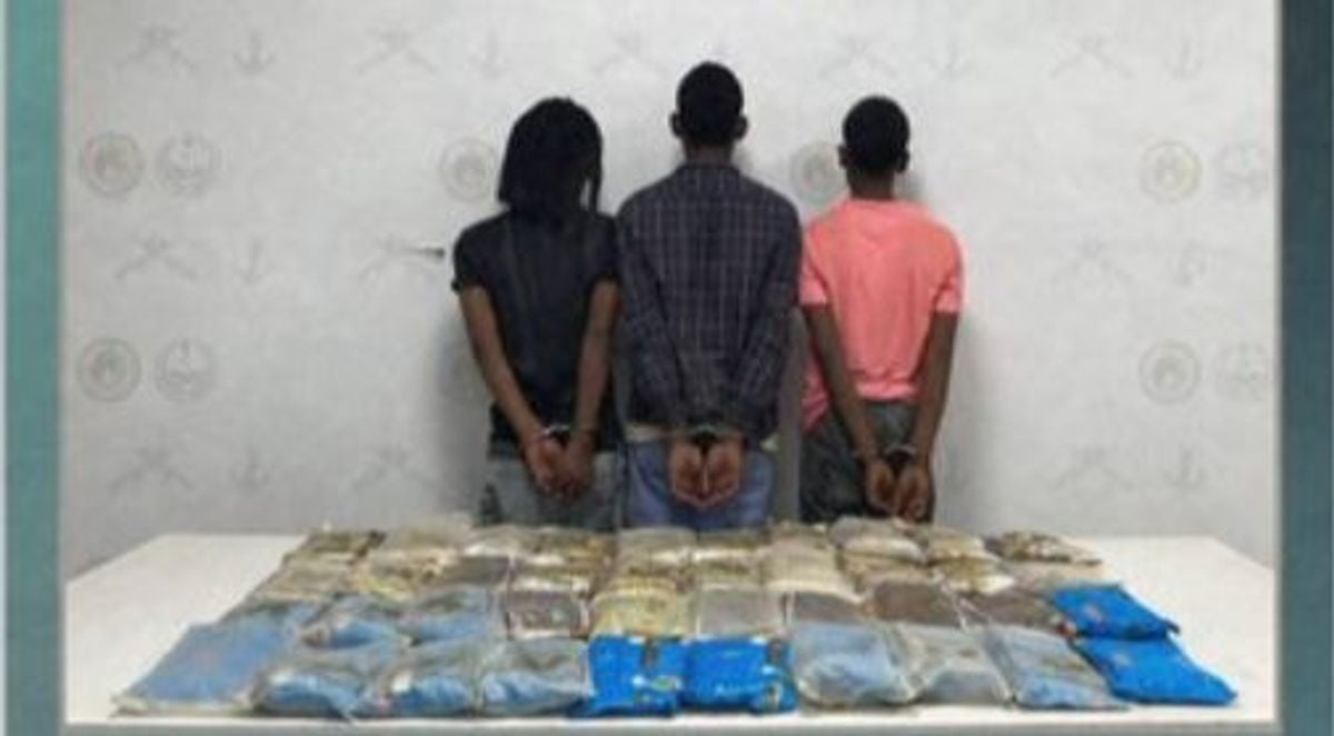 Three Ethiopians arrested in Asir for smuggling hashish