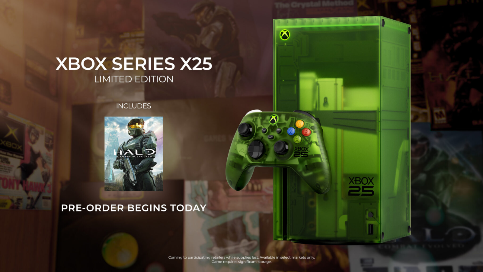 How to preorder Microsofts translucent green anniversary Xbox console and controller