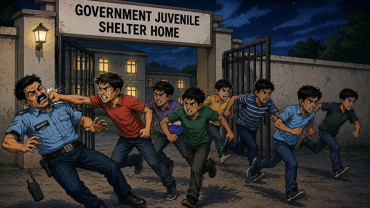 Seven Children Escape Ratlam Juvenile Shelter Home After Assaulting Guard, All Later Held By Police