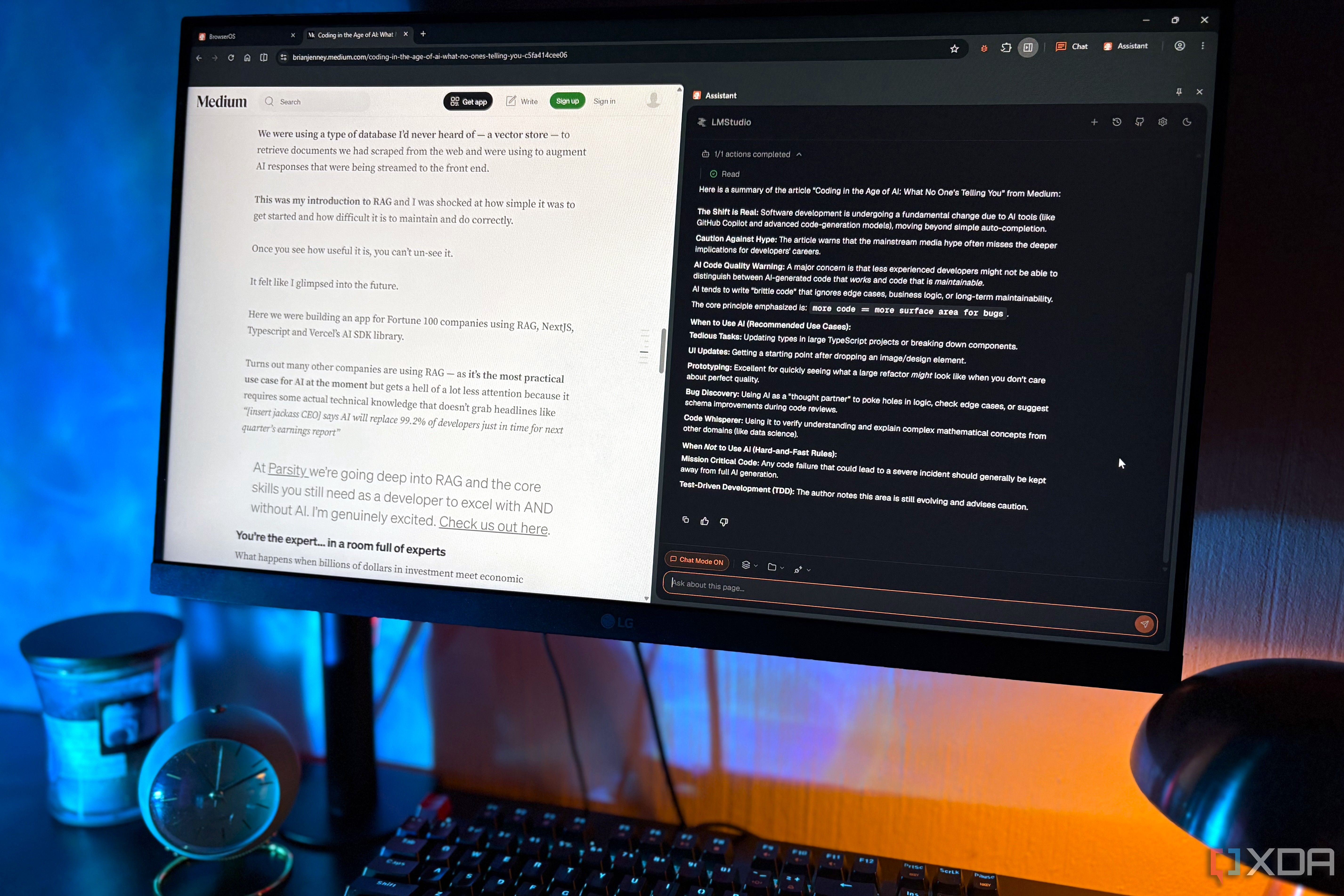 I hooked up my AI browser to a local LLM and it finally solved my biggest problem