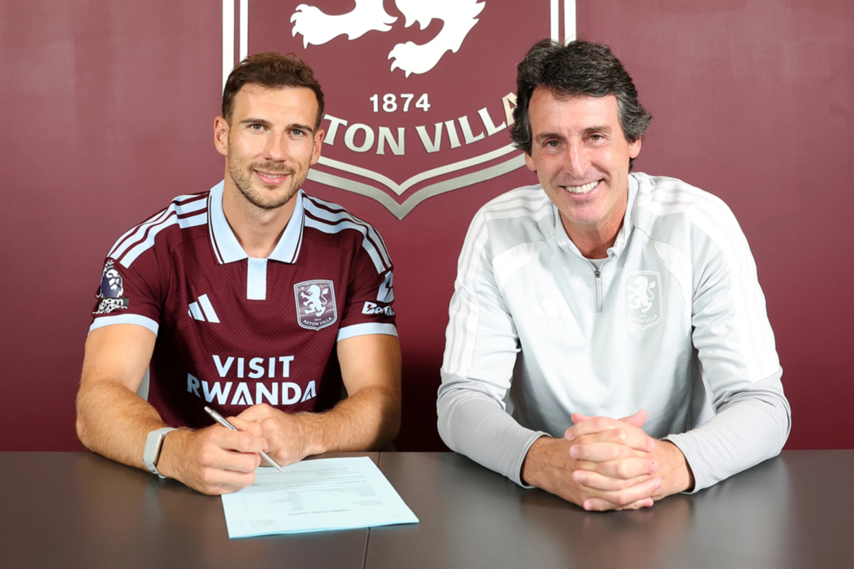 Aston Villa announce arrival of Leon Goretzka