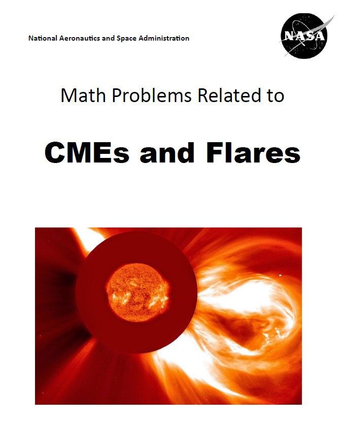 Space Math at NASA: Problems Related to CMEs and Flares