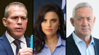 Gantz and Erdan discuss merger as both parties struggle below electoral threshold