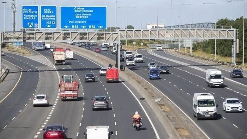 Eight teenagers and one man injured following M50 crash