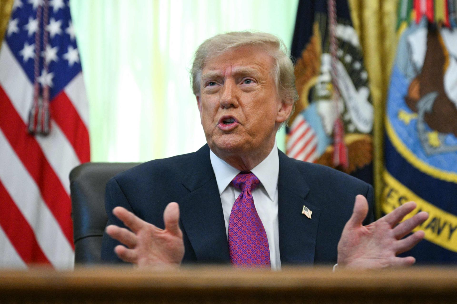 Trump says the US not talking with Iran as economic war in focus