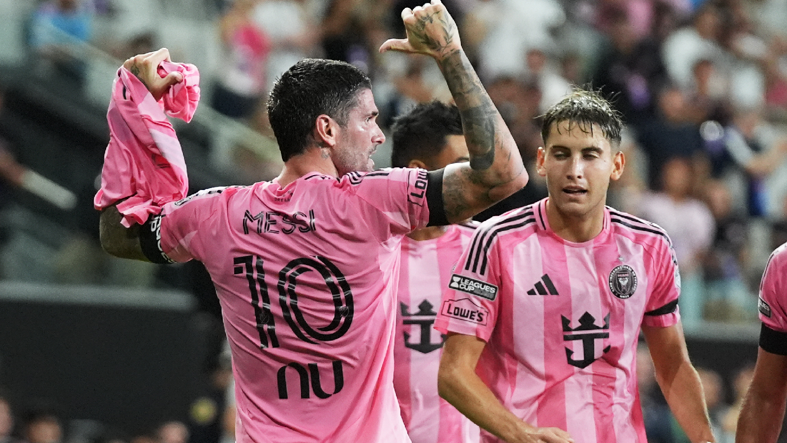 Rodrigo de Paul honours Lionel Messi and family after scoring in Leagues Cup